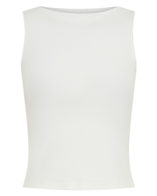 Everyday Ribbed Tank in White