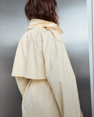 Emma Trench Coat | Butter Yellow
