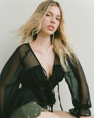Amara Top | Noir