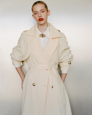 DROP 02 | Margot Trench Coat | Butter Yellow