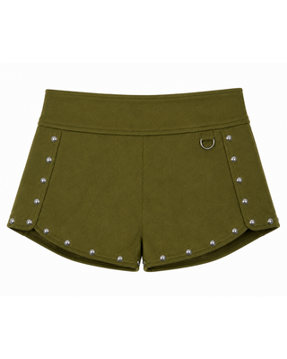 Darcy Short | Dark Vert Suede